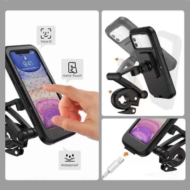 Universal 360° Rotation Bike Waterproof Cell Phone Holder