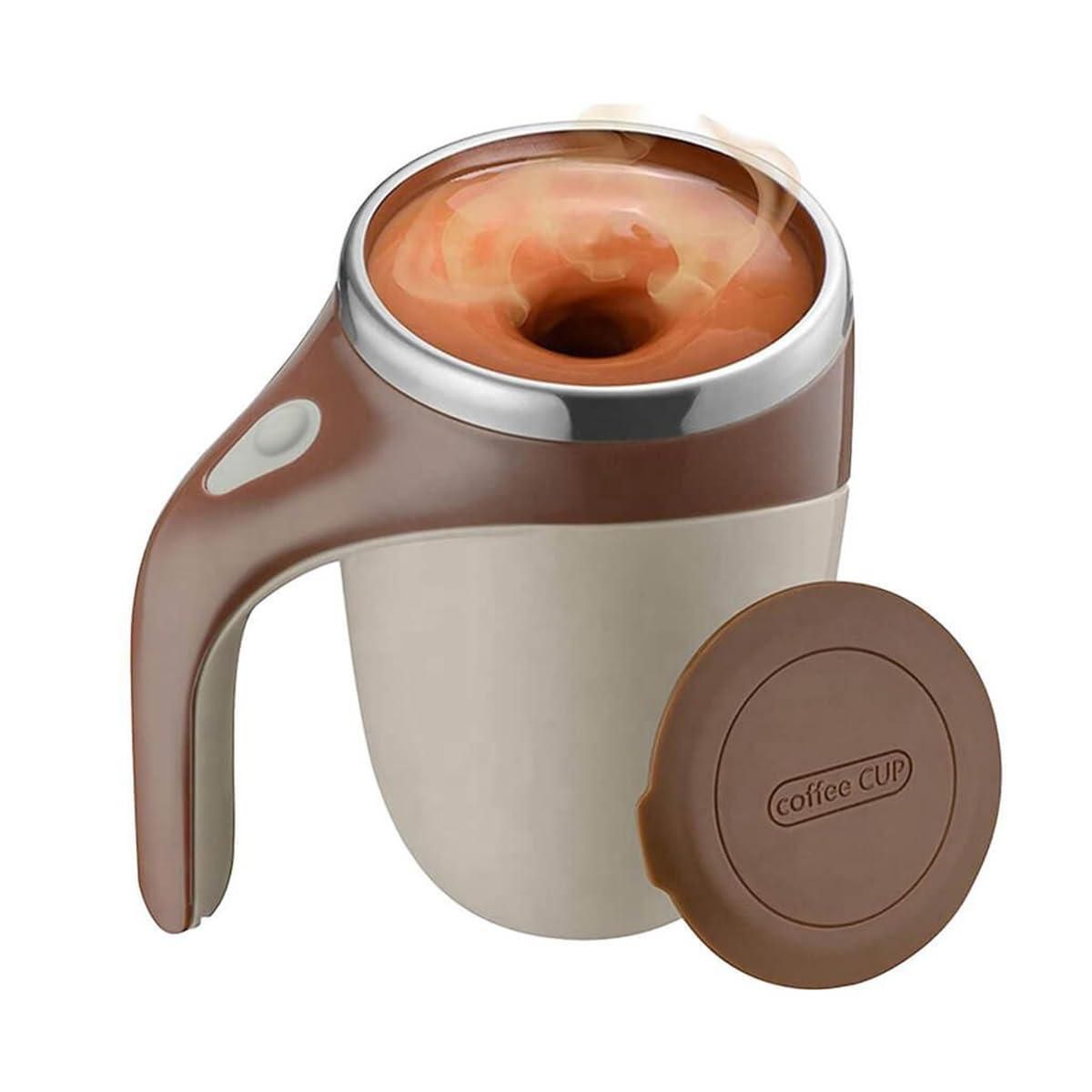 Magnetic Self-Stirring Mug – Effortless Mixing, Every Sip Perfect !