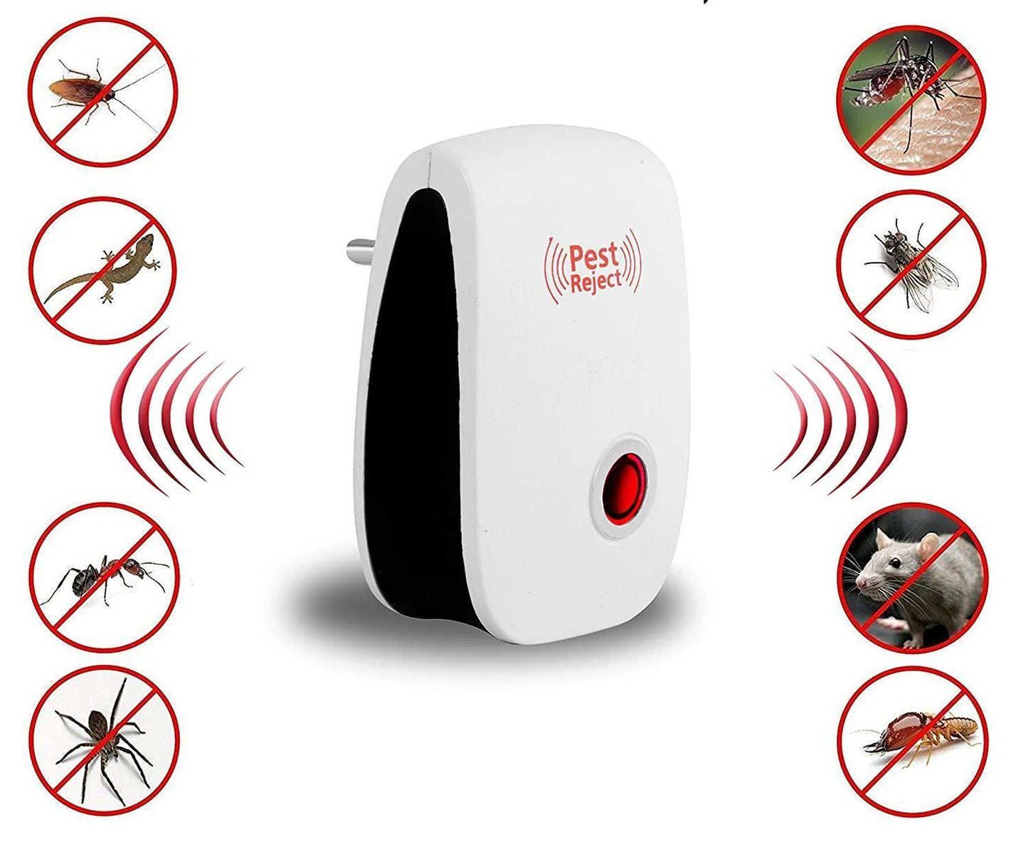 Pest Reject Ultrasonic Repeller – Safe, Silent & Effective Pest Control!