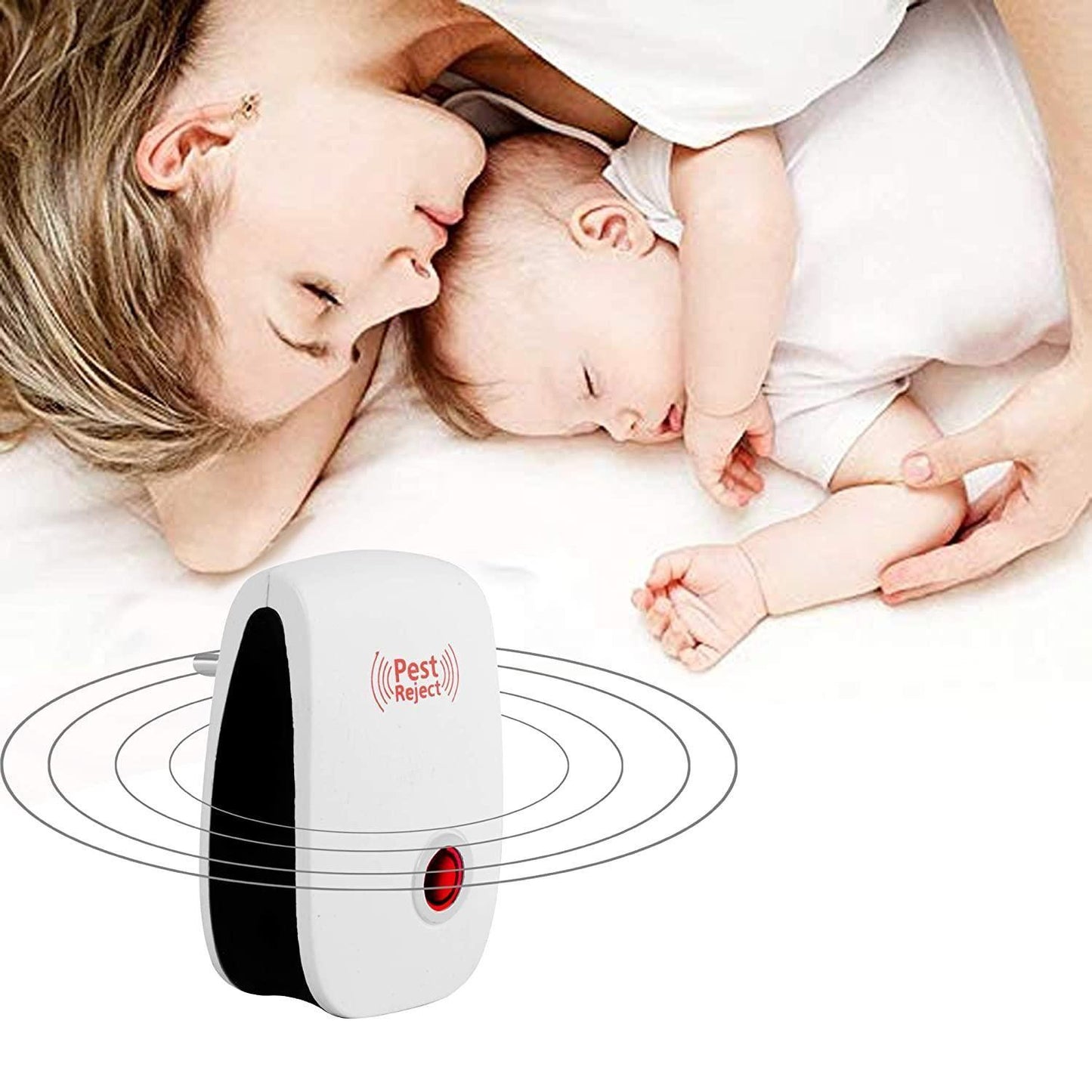 Pest Reject Ultrasonic Repeller – Safe, Silent & Effective Pest Control!