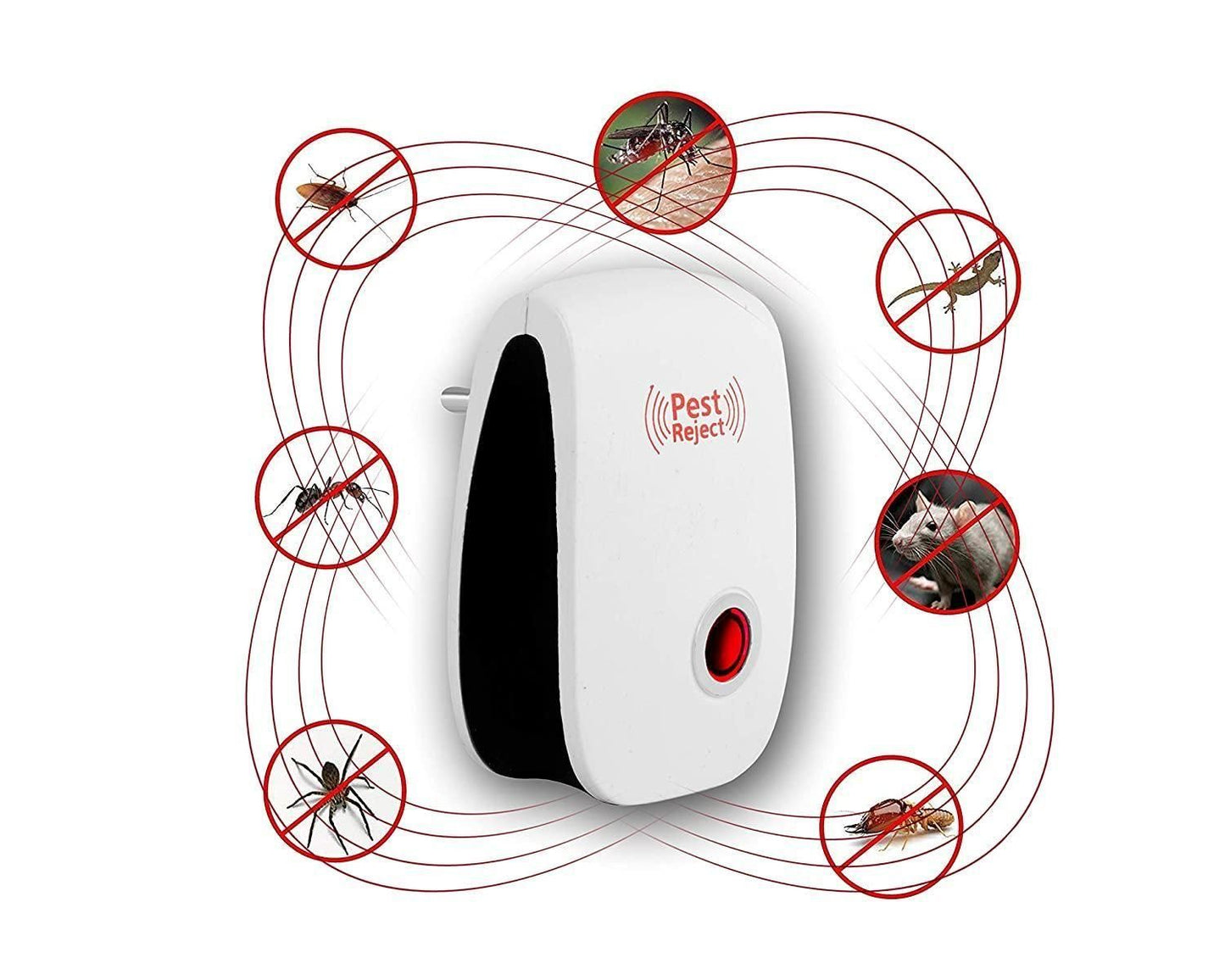 Pest Reject Ultrasonic Repeller – Safe, Silent & Effective Pest Control!