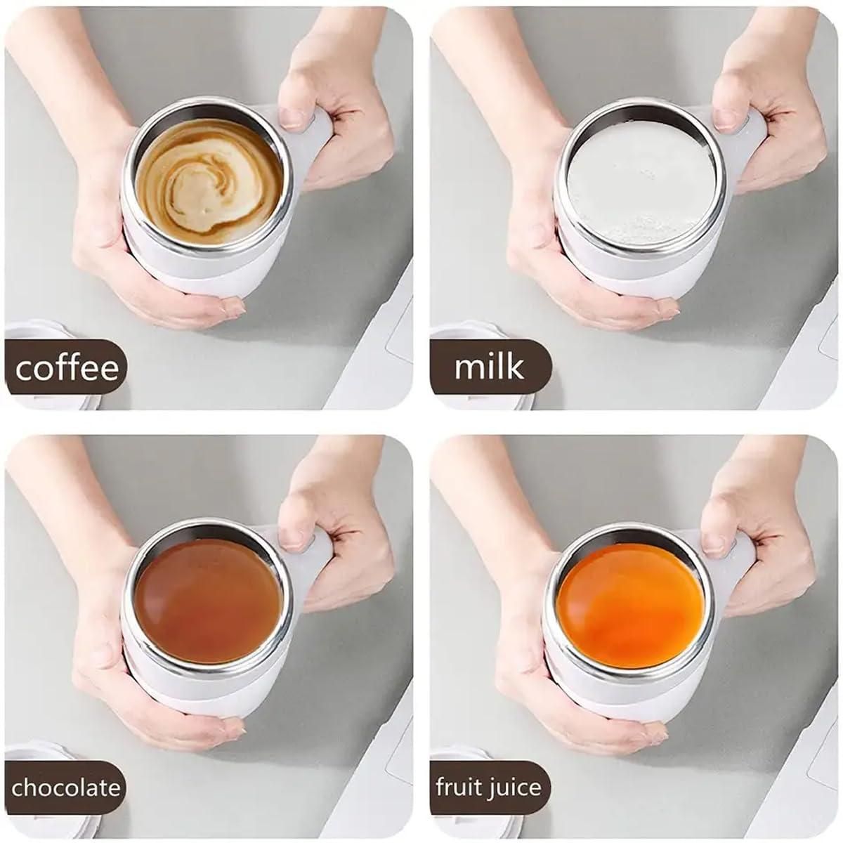 Magnetic Self-Stirring Mug – Effortless Mixing, Every Sip Perfect !